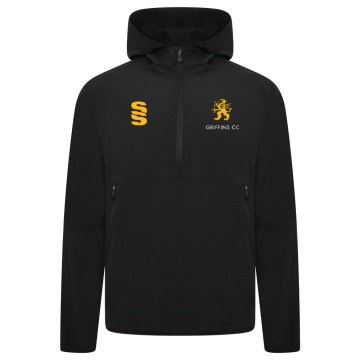GRIFFINS CC Dual Elite 1/4 Zip Hoody / Rain Jacket : Black